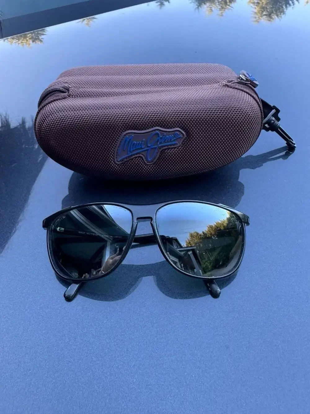Maui Jim MJ-178-02 Black Polarized Sunglasses with Case